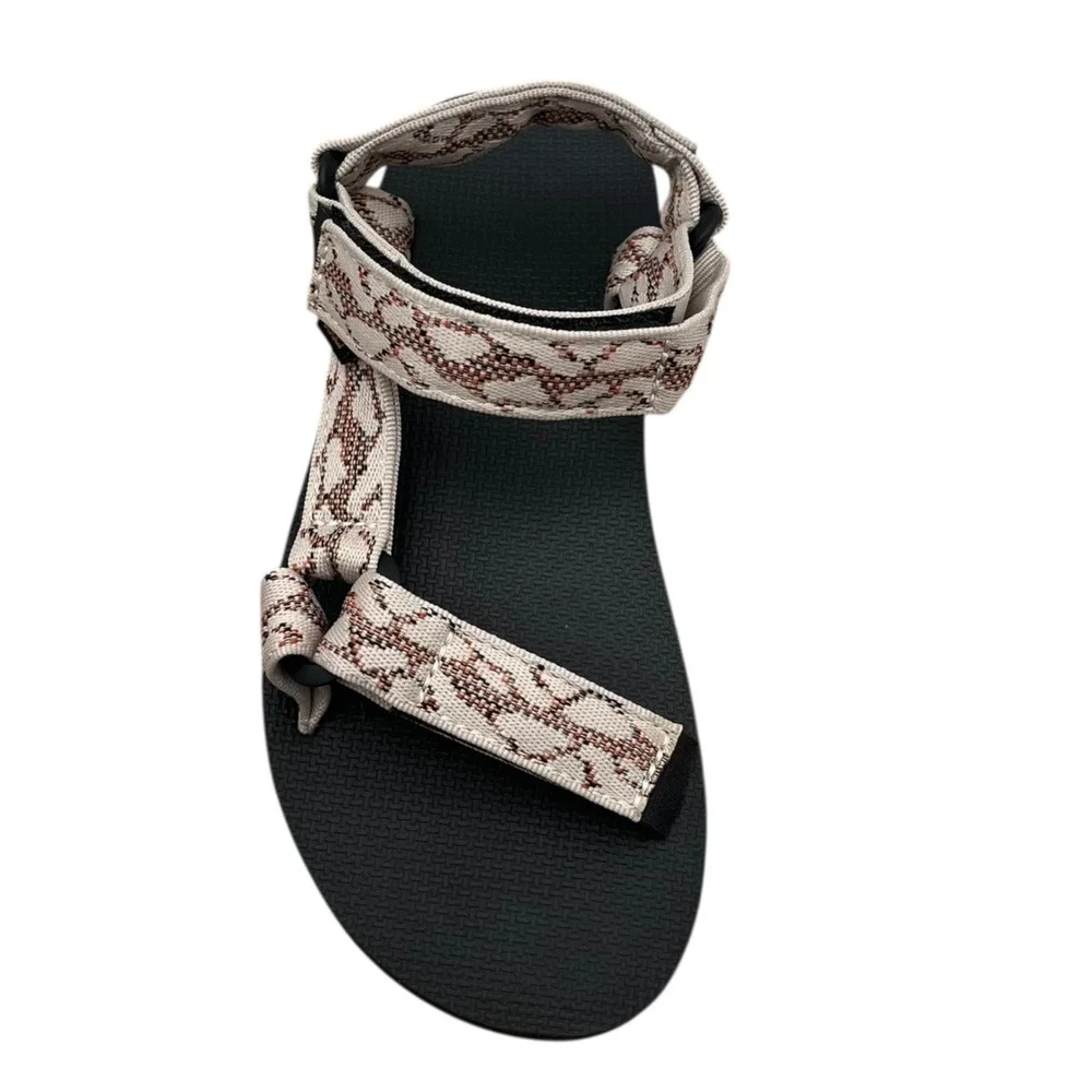Teva Original Universal Men's Sport Strappy Sandals Size‎ 5 Tan Brown Black